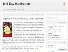 Tablet Screenshot of middayinspiration.wordpress.com