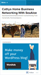 Mobile Screenshot of cathyshomebusinessnetworking.wordpress.com