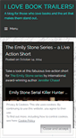 Mobile Screenshot of ilovebooktrailers.wordpress.com