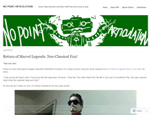 Tablet Screenshot of nopointarticulation.wordpress.com