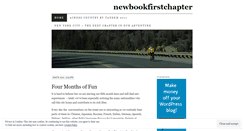 Desktop Screenshot of newbookfirstchapter.wordpress.com