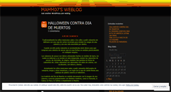 Desktop Screenshot of mamm07.wordpress.com