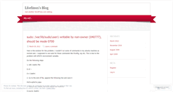 Desktop Screenshot of lforlinux.wordpress.com