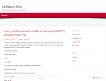 Tablet Screenshot of lforlinux.wordpress.com