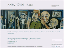 Tablet Screenshot of anjahuehn.wordpress.com