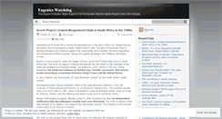 Desktop Screenshot of moderneugenicsblog.wordpress.com