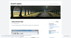 Desktop Screenshot of jovcenaum.wordpress.com