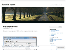Tablet Screenshot of jovcenaum.wordpress.com