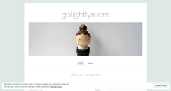 Desktop Screenshot of golightlyroom.wordpress.com