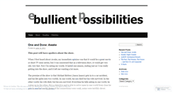Desktop Screenshot of ebullientpossibilities.wordpress.com