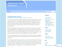 Tablet Screenshot of americanvinylwindows.wordpress.com