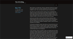 Desktop Screenshot of ccgblog.wordpress.com