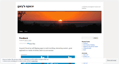 Desktop Screenshot of garyskeete.wordpress.com