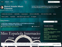 Tablet Screenshot of expresionlatinaradio.wordpress.com