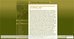 Desktop Screenshot of fibershenanigans.wordpress.com