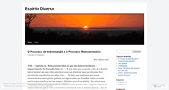 Desktop Screenshot of espiritodiverso.wordpress.com