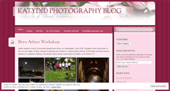 Desktop Screenshot of katydidphotography.wordpress.com