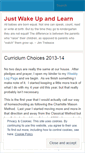 Mobile Screenshot of justwakeupandlearn.wordpress.com