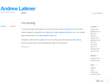 Tablet Screenshot of ahlatimer.wordpress.com