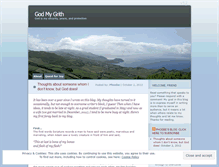 Tablet Screenshot of godmygrith.wordpress.com
