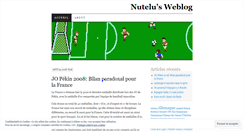 Desktop Screenshot of nutelu.wordpress.com