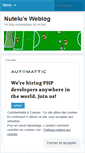Mobile Screenshot of nutelu.wordpress.com