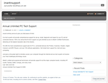 Tablet Screenshot of imantrsupport.wordpress.com