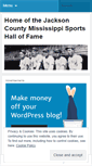 Mobile Screenshot of jacksoncountysports.wordpress.com