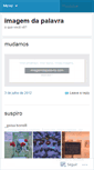 Mobile Screenshot of imagemdapalavra.wordpress.com