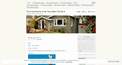 Desktop Screenshot of foundations4algebra.wordpress.com