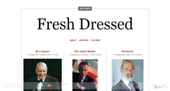 Desktop Screenshot of freshdressed.wordpress.com