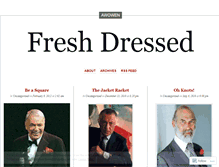 Tablet Screenshot of freshdressed.wordpress.com