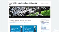 Desktop Screenshot of chem203.wordpress.com