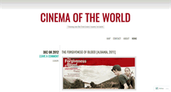 Desktop Screenshot of cinemaoftheworld.wordpress.com