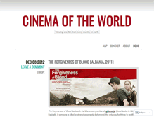 Tablet Screenshot of cinemaoftheworld.wordpress.com