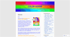 Desktop Screenshot of colorgossip.wordpress.com