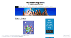 Desktop Screenshot of healthdisparitiesofamerica.wordpress.com