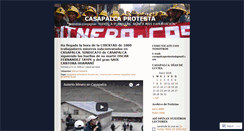 Desktop Screenshot of casapalcaprotesta.wordpress.com