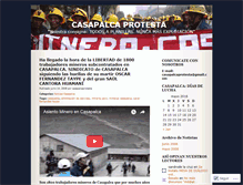 Tablet Screenshot of casapalcaprotesta.wordpress.com