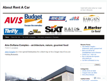 Tablet Screenshot of aboutrentacar.wordpress.com