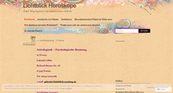 Desktop Screenshot of lichtblickcoaching.wordpress.com