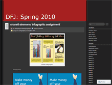 Tablet Screenshot of designforjournalistsspring2010.wordpress.com