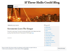 Tablet Screenshot of ifthesehallscouldtalk.wordpress.com