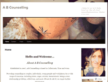 Tablet Screenshot of abcounselling.wordpress.com