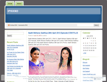 Tablet Screenshot of ipkknd.wordpress.com