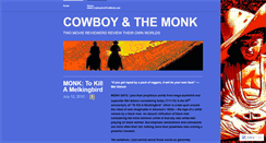 Desktop Screenshot of cowboyandmonk.wordpress.com
