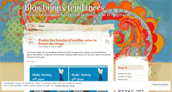 Desktop Screenshot of lestendancesbijoux.wordpress.com