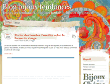 Tablet Screenshot of lestendancesbijoux.wordpress.com