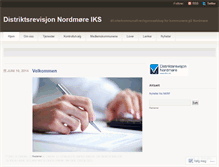 Tablet Screenshot of distriktsrevisjonen.wordpress.com