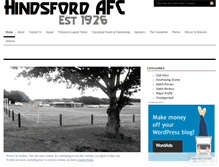 Tablet Screenshot of hindsford.wordpress.com